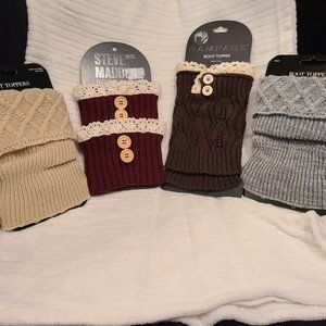 NWT 4 Pairs of Boot Toppers